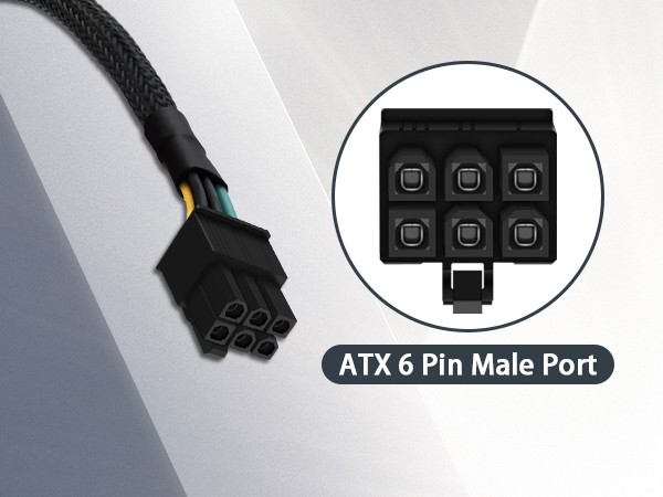 24 pin to 6 pin Dell adapter