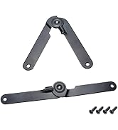 Pastlla 2 Pcs 180 Degree Rotatable Support Hinges Folding Lid Support Hinges for Furniture Cabine...
