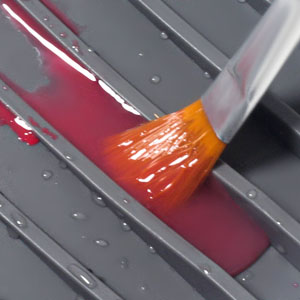Silicone paintbrush holder