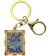 Keychain Bag and Purse Charms - Artistic Painting Keychains - Car key chain leather handbags Acce...