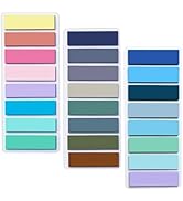 UniBright Sticky Tabs 600 Pcs, Morandi Color Book Tabs, 0.5" x 1.77" Repositionable Annotation Ta...