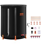 VEVOR Collapsible Rain Barrel, 66 Gallon/250 L Portable Rain Water Collection Barrel, PVC Rainwat...