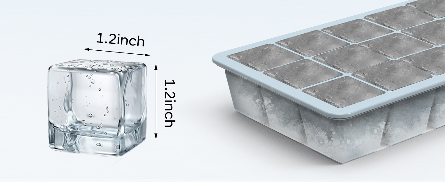 1.2 inch whiskey ice cubes mold