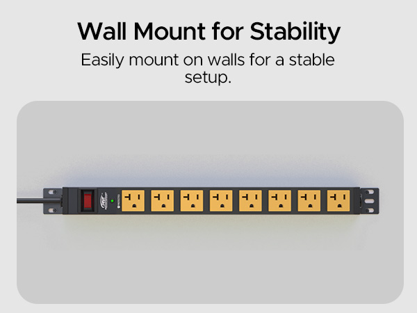 19 inch rack mount power strip