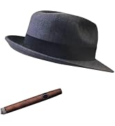 NYTKL Fedora and Cigar Window Decal, The Driving Crooner Decals Fedora Hat and Cigar Sticker, Wat...
