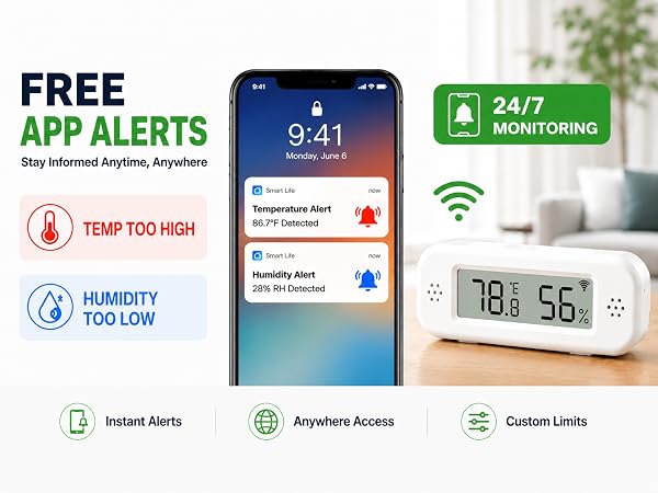 temperature and humidity monitor