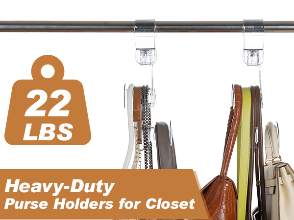 purse hanger closet
