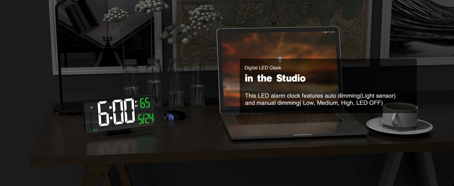 led clock