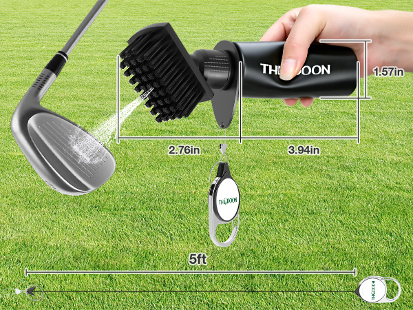Portable Golf Club Groove Cleaning