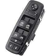 Power Window Switch Driver Side Compatible with Chrysler, Dodge, Jeep, Ram Vehicles - 2009-2012 D...