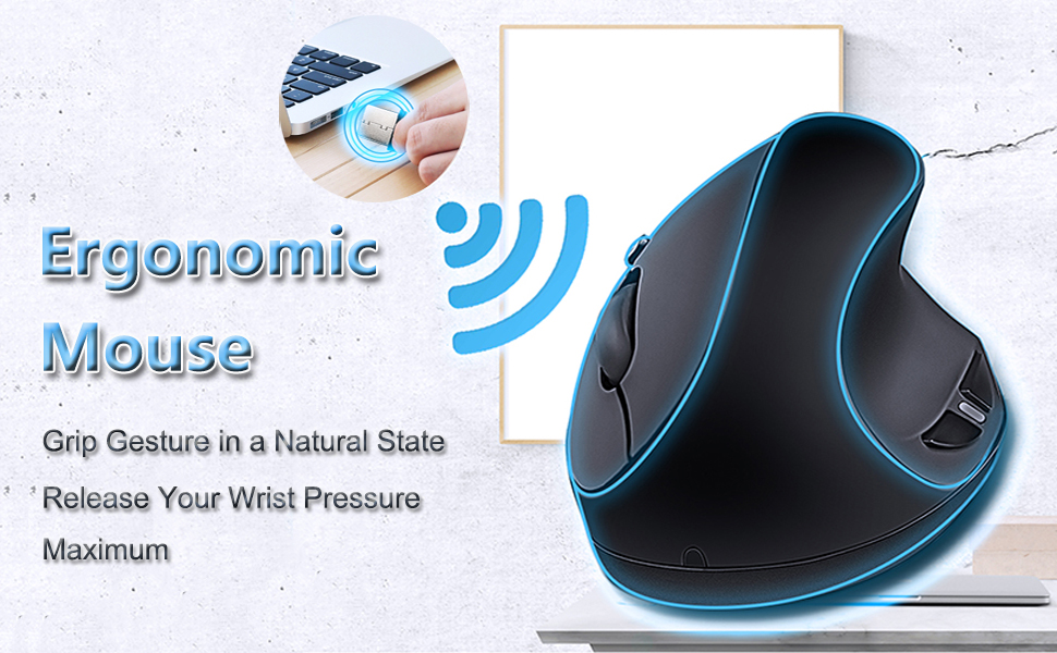 wireless ergonomic mouse
