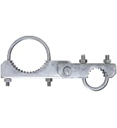 VIVIDA Chain Link Gate Hinge, 180 Degree Commercial Gate Hinge for Chain Link Fence, Heavy Duty, ...