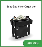 between seat gap filler organizer