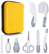 Little Angel Baby Healthcare and Grooming Kit, Safety Newborn Nursery Care Set, with Hair Brush C...
