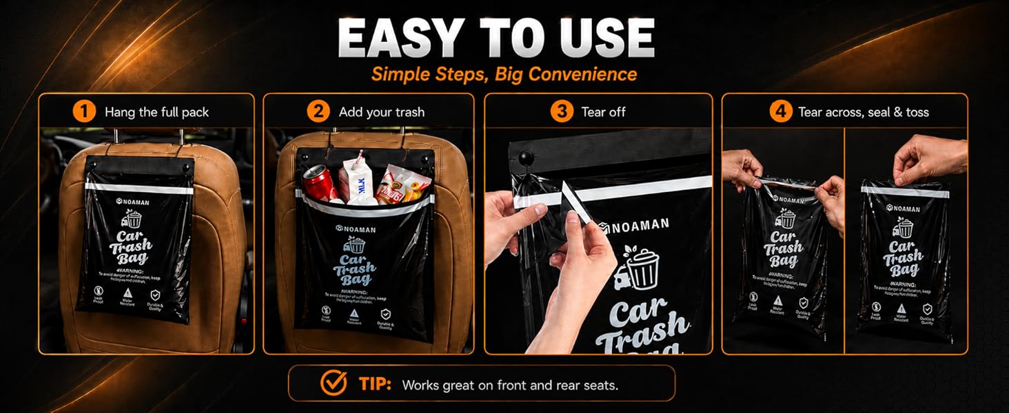 trash bags for cars
