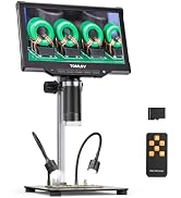 TOMLOV DM10 10.1" Digital Microscope: 1080P 1200X HD IPS Coin Microscope Magnifier for Error Coin...