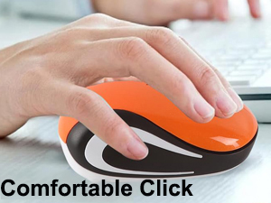 Wireless Mouse Mini Small Silent Cute Pocket Portable Compact Travel USB Tiny Optical Mice