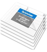 Synvicovan 26" x 45" Transparent Sticky Mat Tacky Pads Adhesive Floor Mat (5 Packs,150 Sheets,30 ...