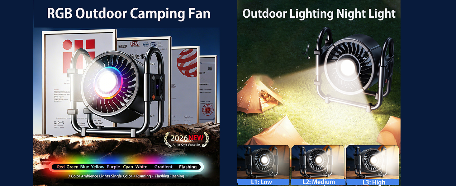 Portable Outdoor Oscillating Fan