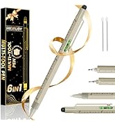 Stocking Stuffers for Adults Dad Gifts from Daughter Son Wife, 6 in 1 Multitool Pen Gifts for Him...