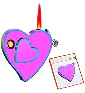 XQBBIDM Electronic Lighter, Jet Flame Torch Lighter, USB Rechargeable, Butane Refillable, Windpro...