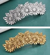 Kkjoy Mental Celtic Knot Protection Hair Barrettes Flower Hair Clip Gift for Women Girls Antique ...