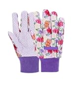 JUMPHIGH 4 Pairs Garden Gloves for Women, Floral Gardening Gloves Ladies Soft Breathable Yard Wor...