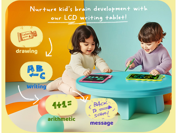 LCD Writing Tablet for kids Doodle Board drawing pad travel essentials