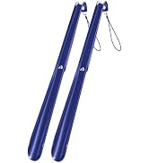 Nextnoid Shoe Horn Long Handle for Seniors - 16.5" Straight & Sturdy Long Shoe Horn for Men, Wome...