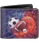 Kids Wallet for Boys, Birthday Gift - 5 6 7 8 9 10 11 12 Year Old Boy, Funny Balls Wallet Bifold ...