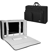 WELIDAY Monitor Carrying Case, Padded Monitor Travel Case, Multi-pocket Monitor Bag for Transport...