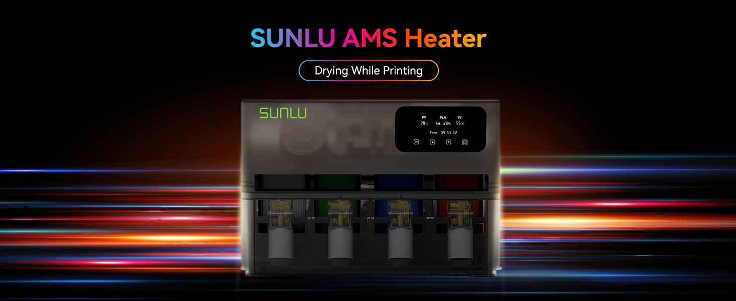 SUNLU Official AMS Heater, Support Simultaneous Printing & Drying