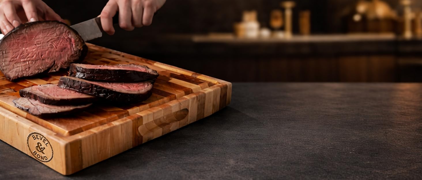 Hard Maple End Grain Cutting Board - Bevel & Bond