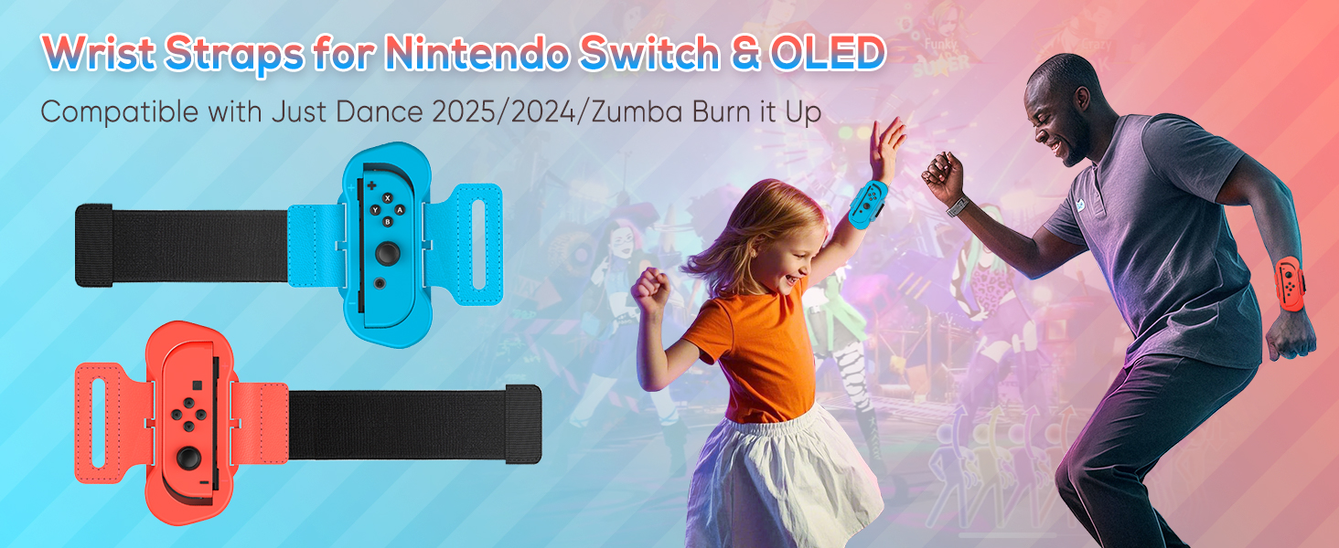 MENEEA Wrist Strap Compatible with Just Dance 2025 2024 2023/for Zumba Burn It Up