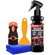 SHIELDOM Adhesive Remover, Dissolve & Soften Adhesives on Car Glass & Paint, Easily Remove Glue S...