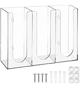 Slomg Acrylic Coffee Cup Organizer Storage, Paper Cup Dispenser and Lid Holder for Countertop, Co...