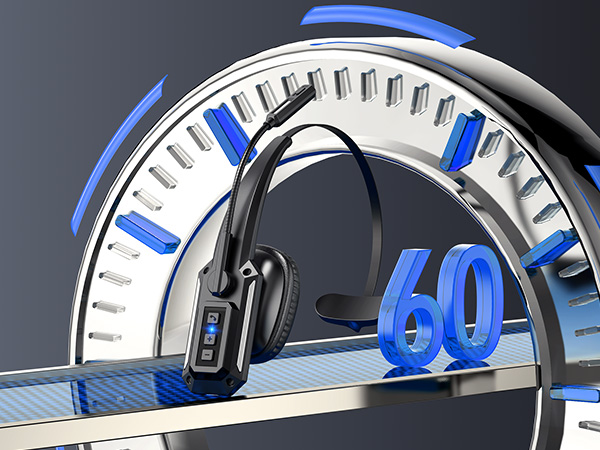 Up to 60 hours of talk or play time on a single charge - ready for your entire week.