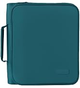 SUNEE Zippered Binder Bag with Handle, 2-Inch 3-Ring O-Ring, 500-Sheet Capacity, Includes Zip Poc...
