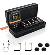 COMICA Vimo Q 4-Channel Wireless Lavalier Microphone System for iPhone/Android/Camera/Camcorder/P...
