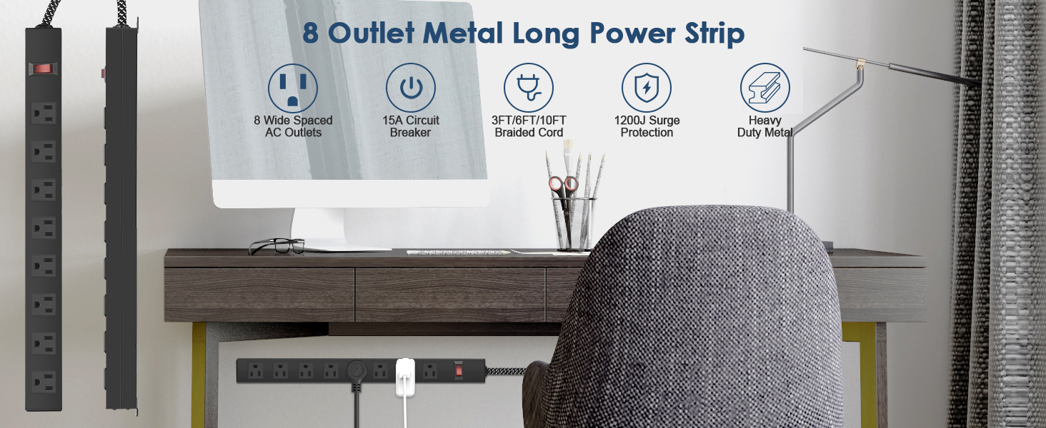 8 outlet power strip