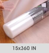 PABUSIOR Shelf Liners for Kitchen Cabinets: 15" W x 360" L