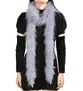 iHUFeather Marabou Feather Boa for Crafts Wedding Party Halloween Costume Christmas Tree Decoration