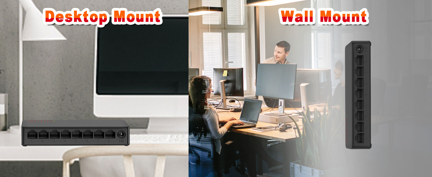 8 Ports Gigabit Network Switch