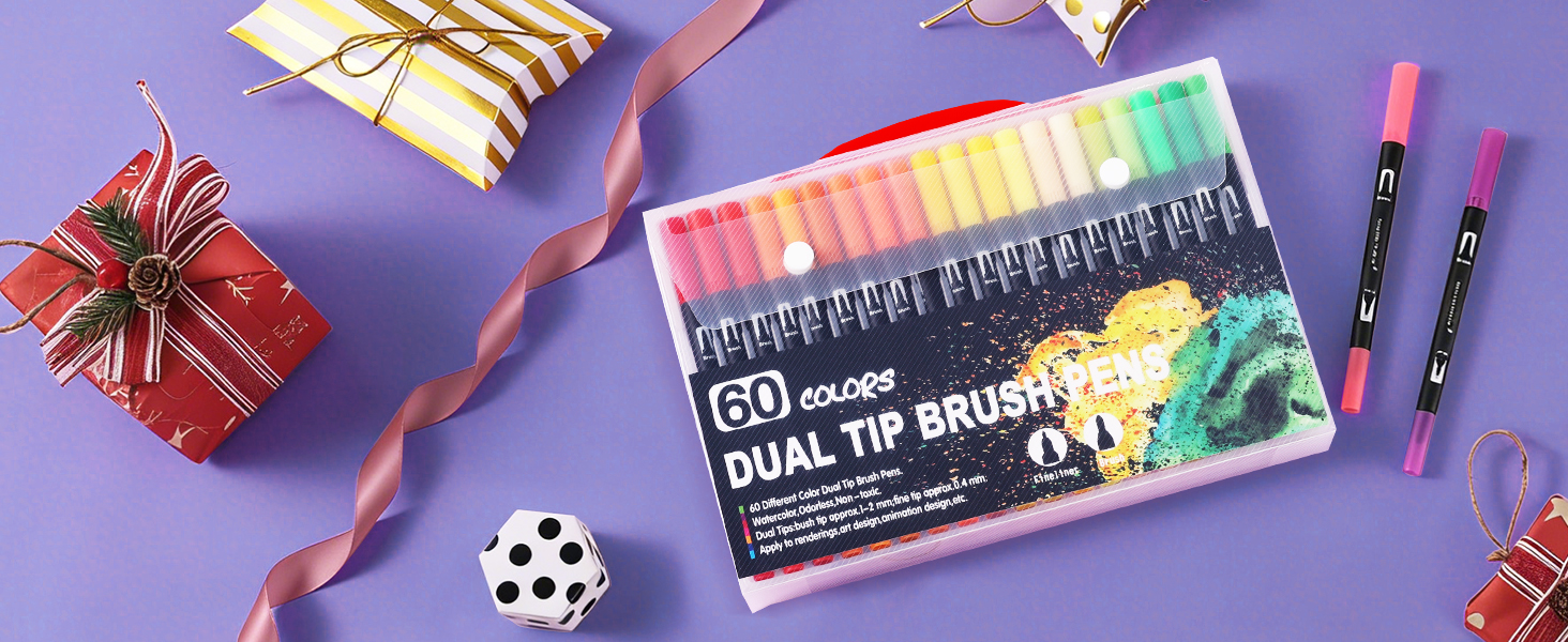 double-tip brush pen