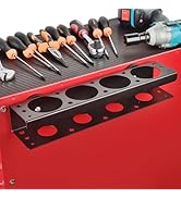 ULIBERMAGNET Power Tool Organizer Rack,Magnetic Heavy Duty Spray Can Holder,Wall Mount Metal Tool...