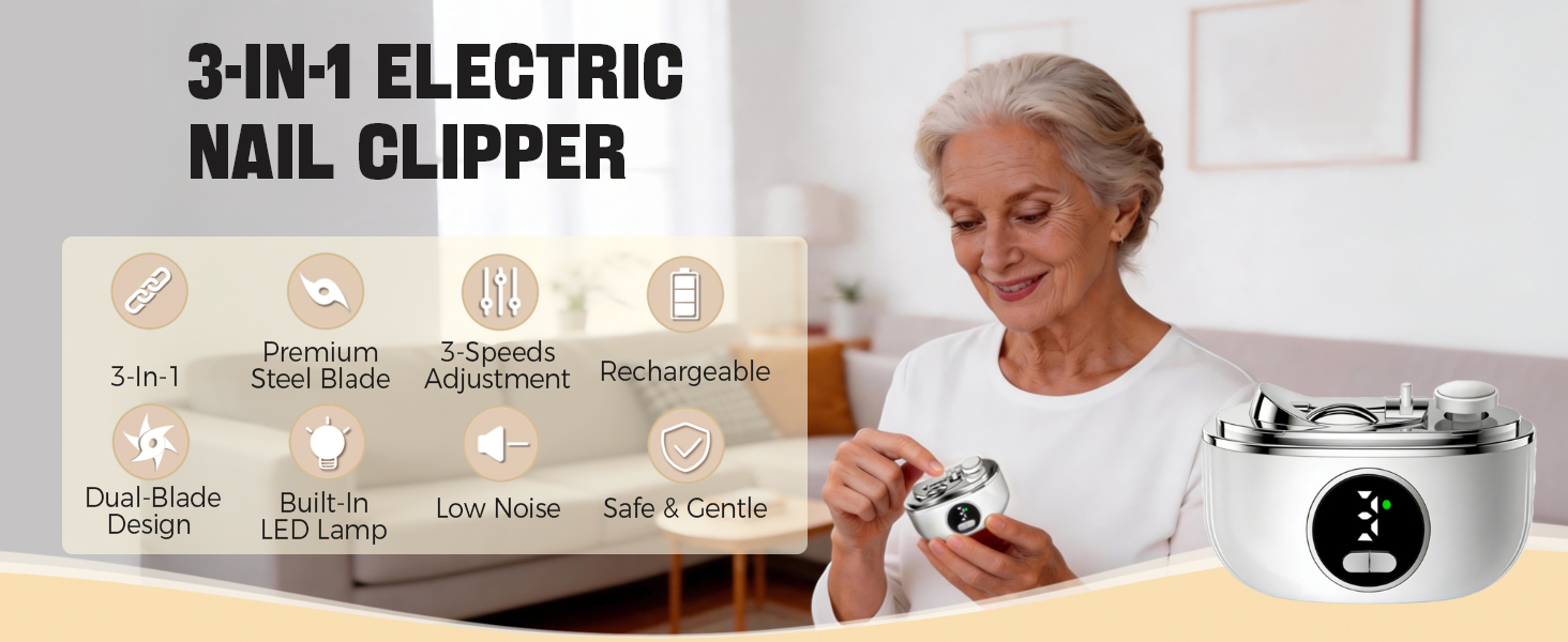 Electric nail clipper