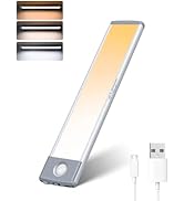 35 LED Dimmable Closet Light, Rechargeable Motion Sensor Cabinet Light, Indoor Wireless Magnetic ...
