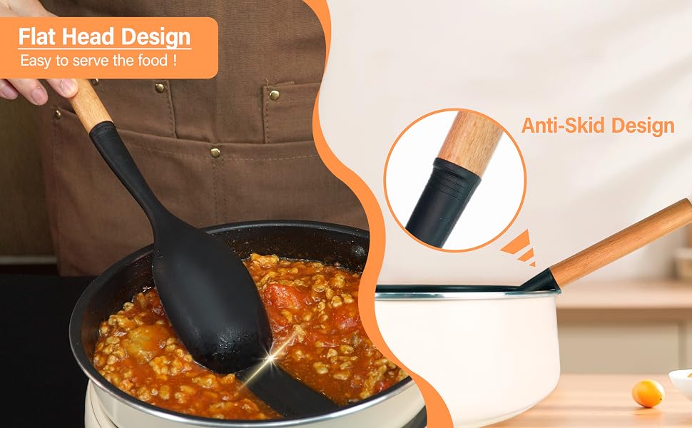 Silicone Kitchen Utensils Sets for Cooking