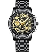Gosasa Fashion Hollowed Men Watches Diamonds Chronography High Grade Trend Watch Stainless Steel ...