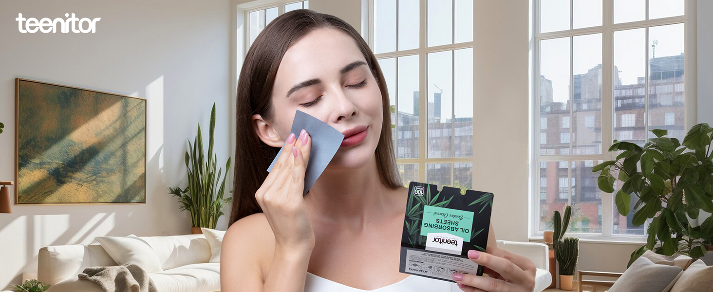 Bamboo Charcoal Face Blotting Sheets